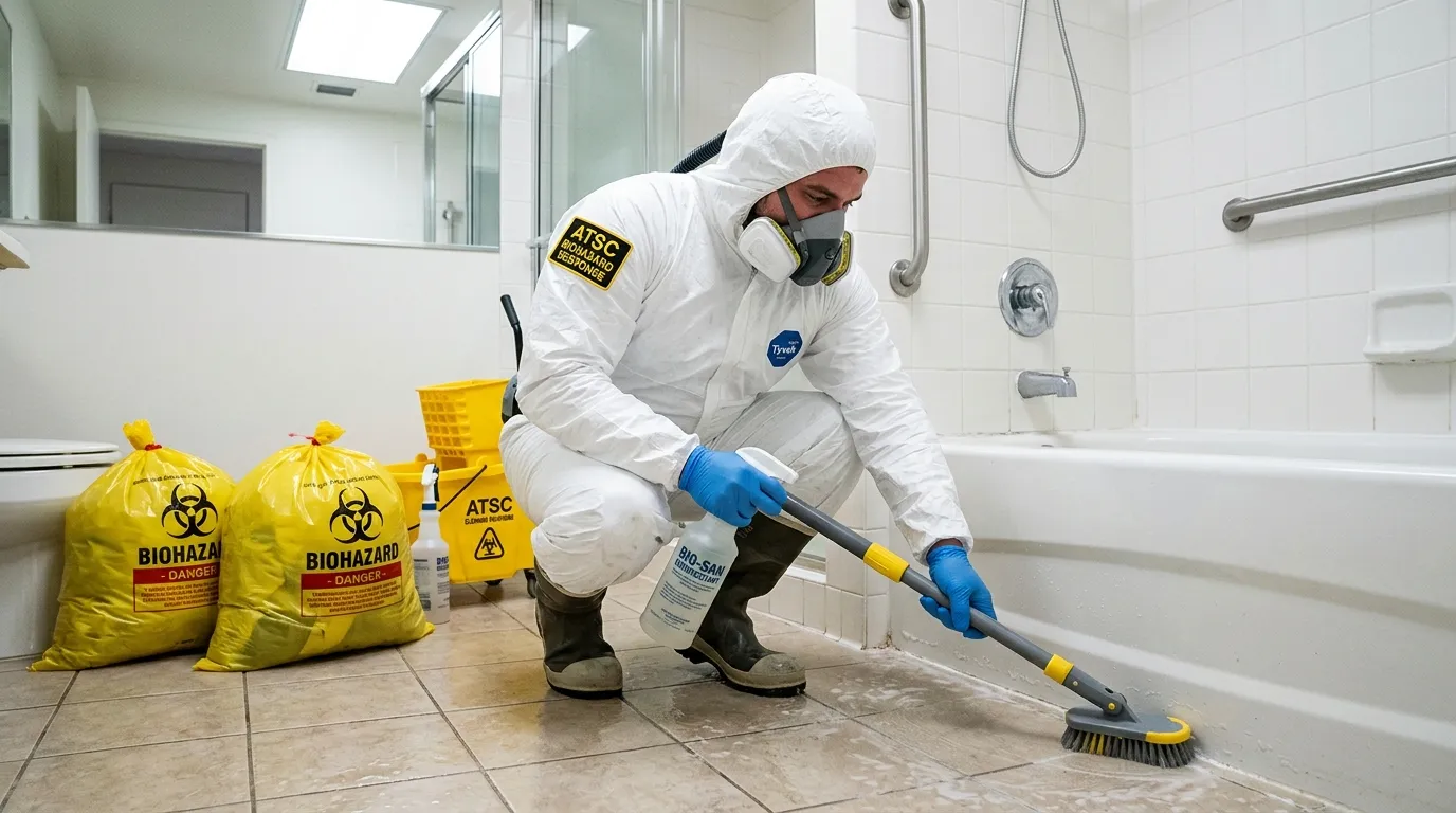 Decontamination equipment deployed for Blood Cleanup in Beverly